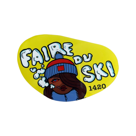 Sticker Faire du ski