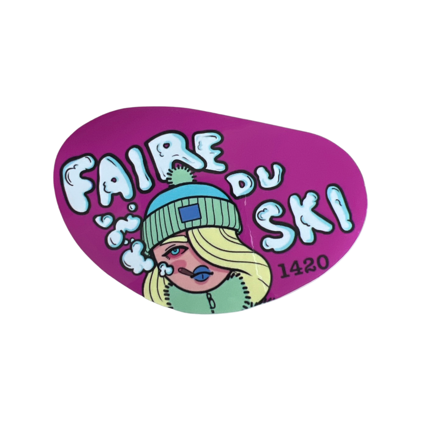 Sticker Faire du ski